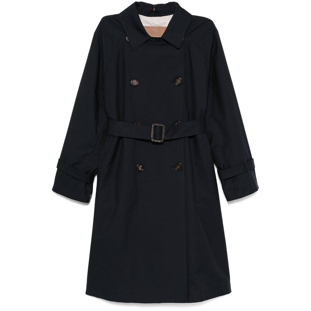 Max Mara Cube Gabardine-weave Trench Coat