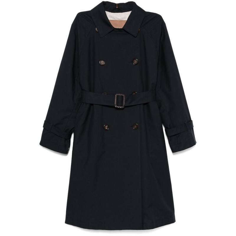 Max Mara Cube Gabardine-weave Trench Coat