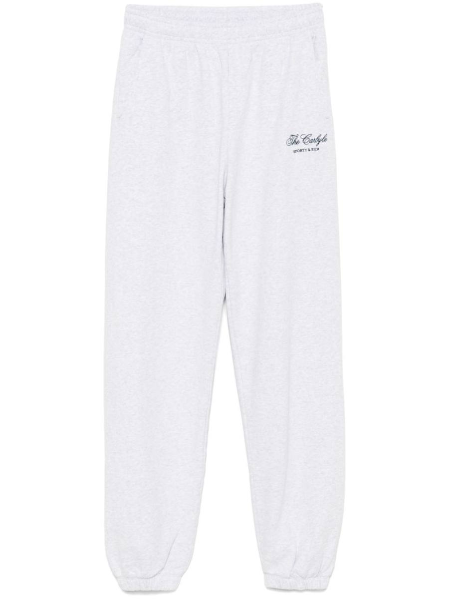 The Carlyle Script track pants