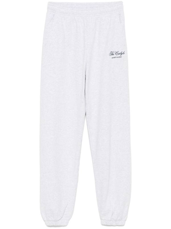The Carlyle Script track pants
