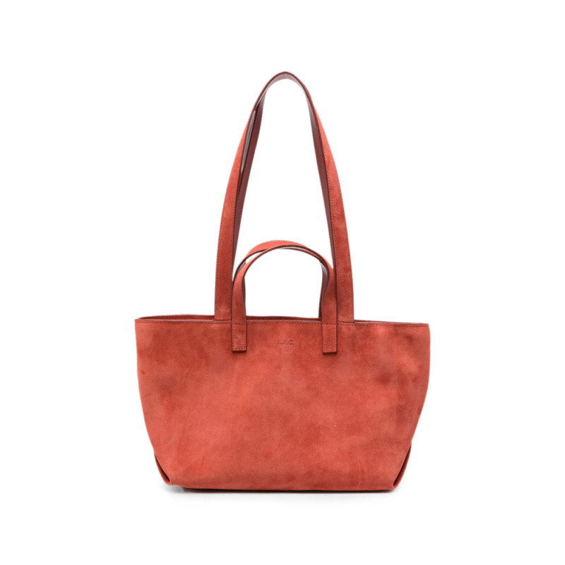 A. p.c. Suede Tote Bag