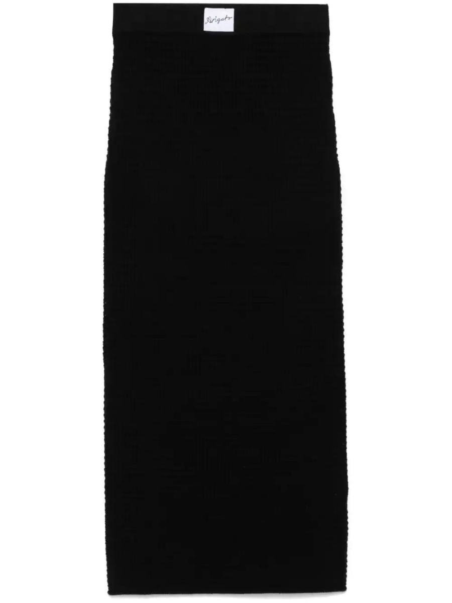 Column midi skirt