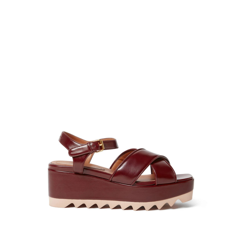 Stella Mccartney Cross-strap Heeled Sandals