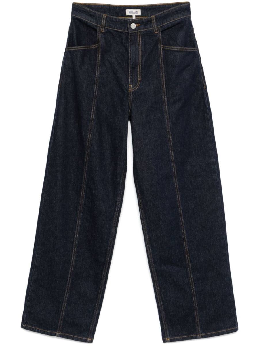 straight-leg jeans