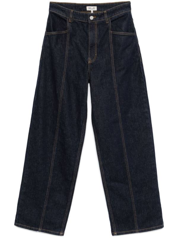 straight-leg jeans