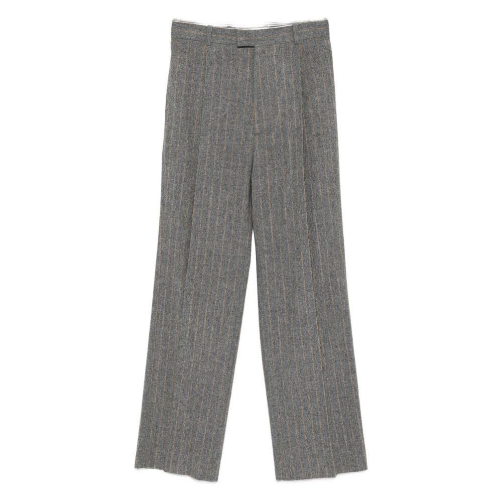 Carven Pinstripe Wool Trousers