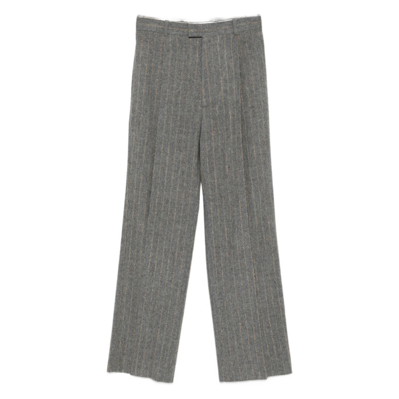 Carven Pinstripe Wool Trousers
