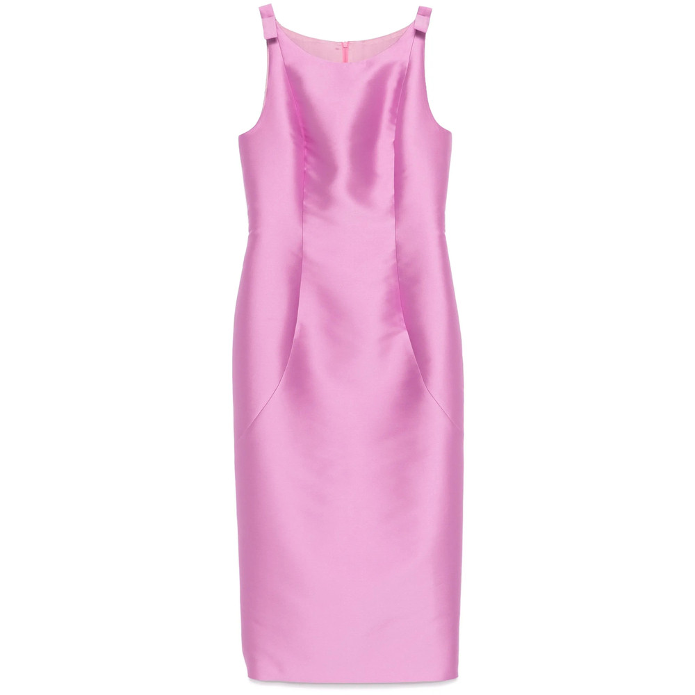 Fely Campo Bow-detail Midi Dress