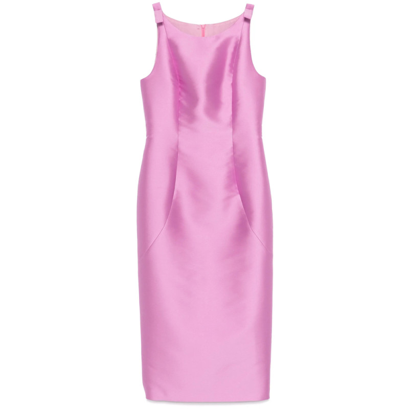 Fely Campo Bow-detail Midi Dress