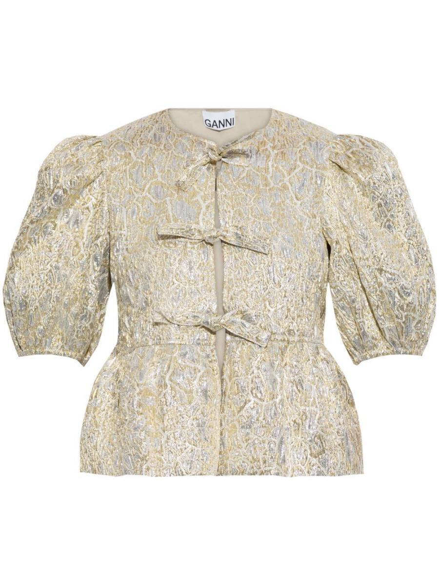 Lurex thread blouse
