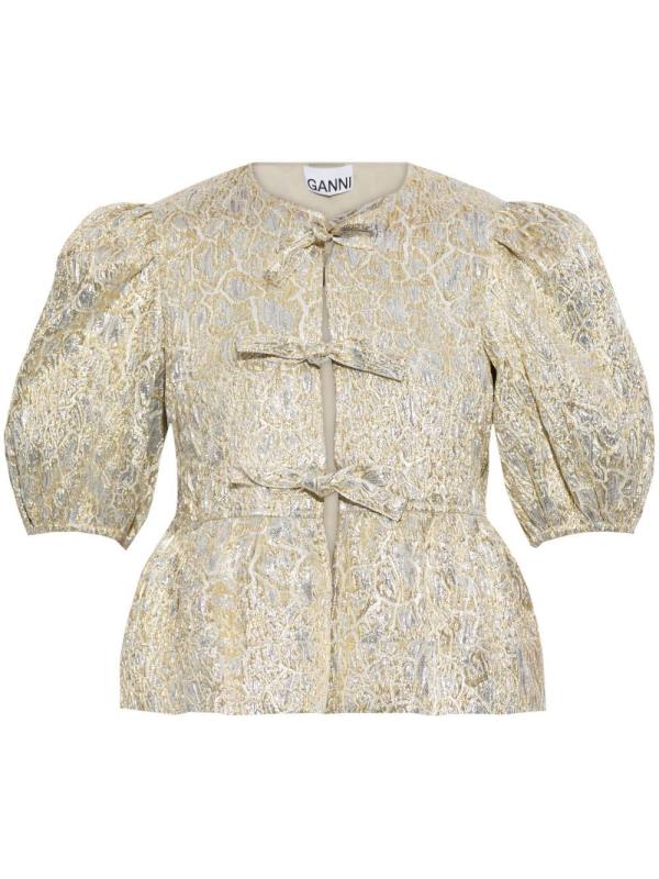 Lurex thread blouse