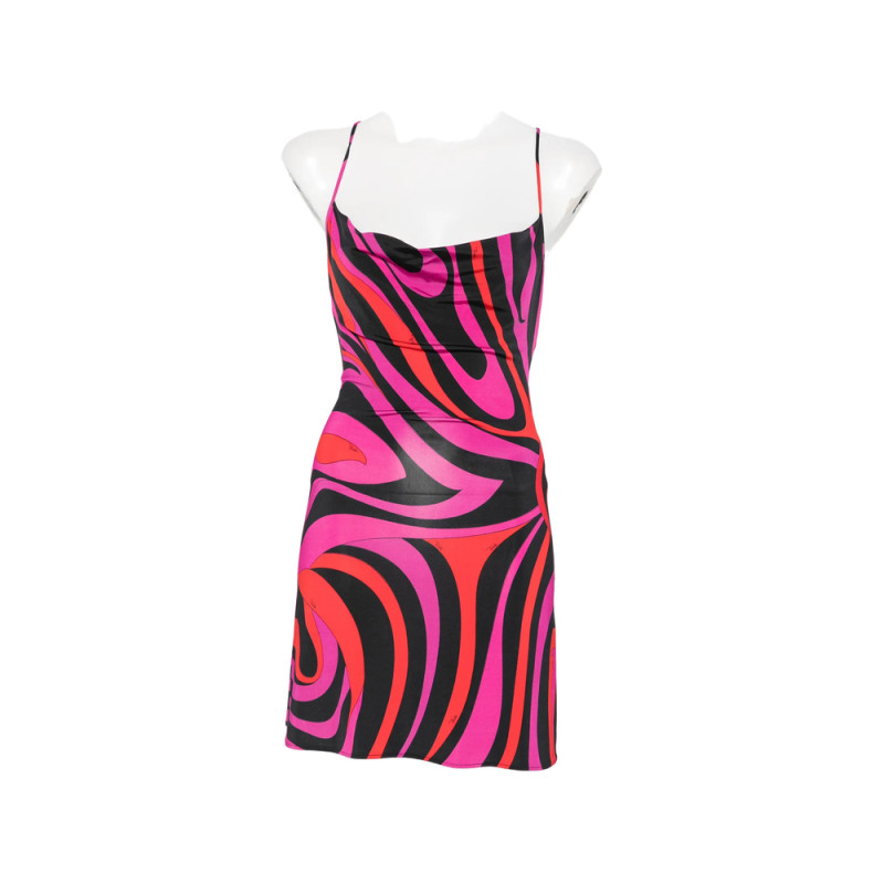 Pucci Cross-strap Mini Dress