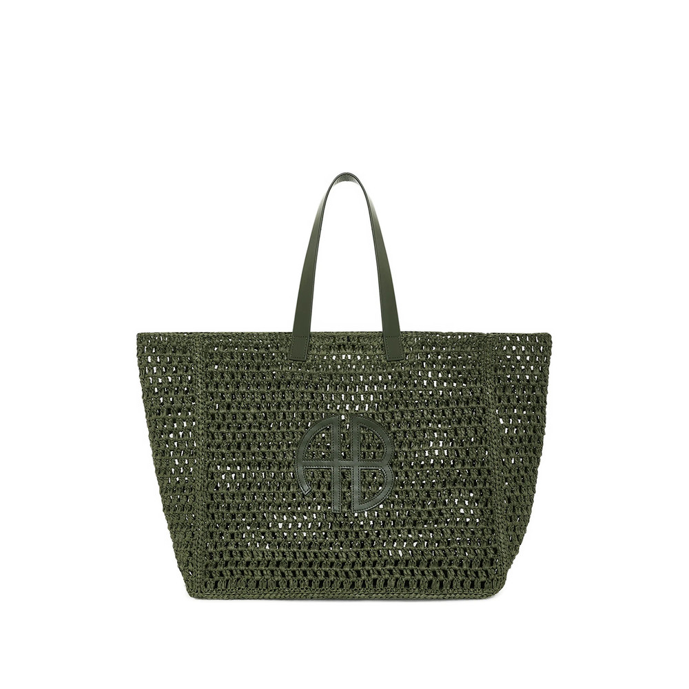Anine Bing Rio Logo Appliqué Tote Bag