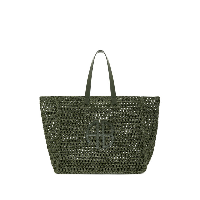 Anine Bing Rio Logo Appliqué Tote Bag