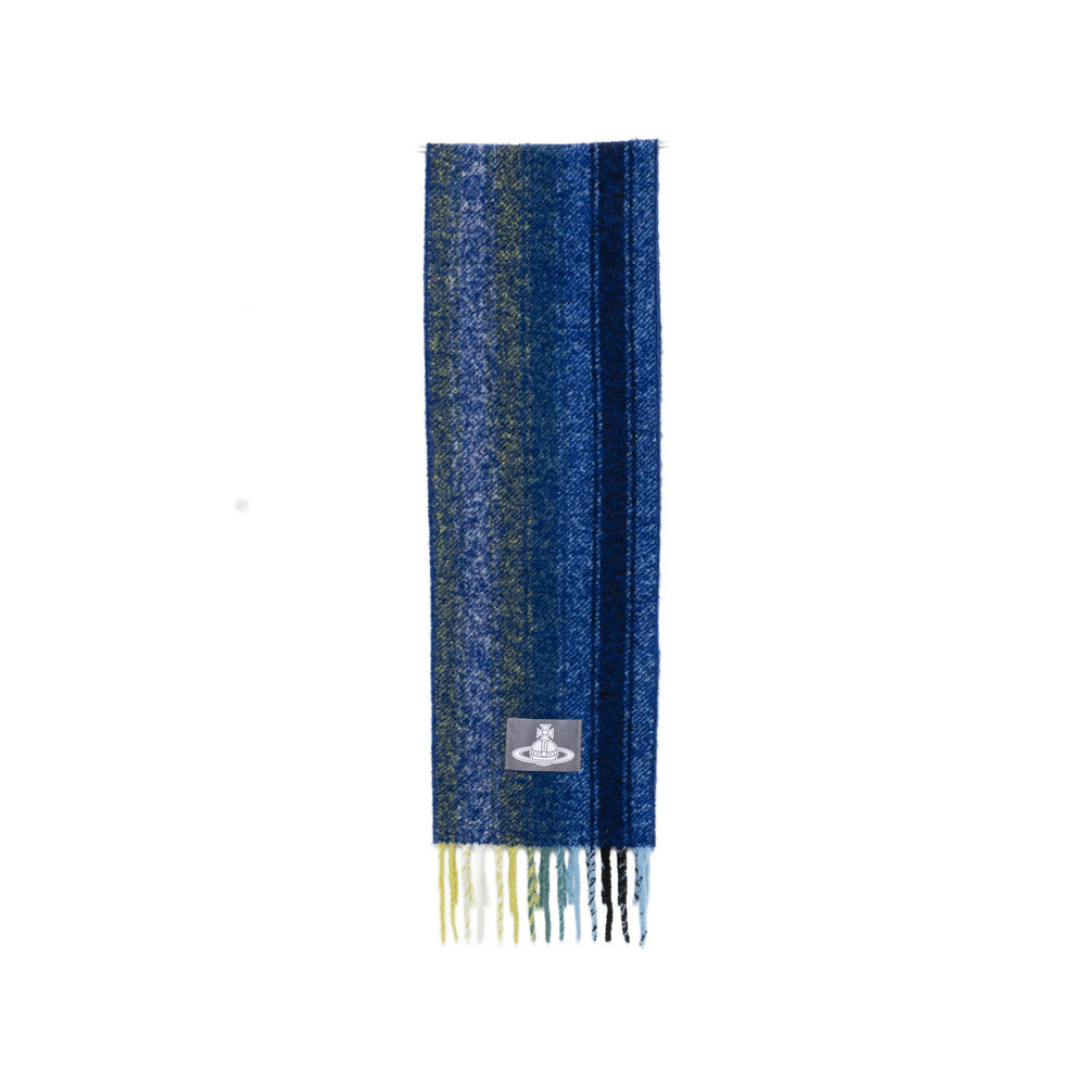Vivienne Westwood Orb-patch Fringed Scarf