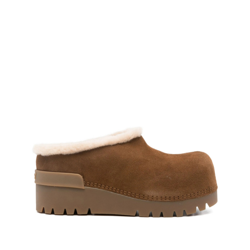 Ash Leather Clogs