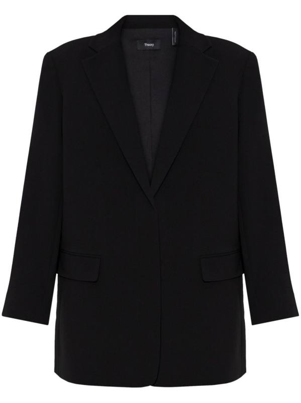crepe blazer