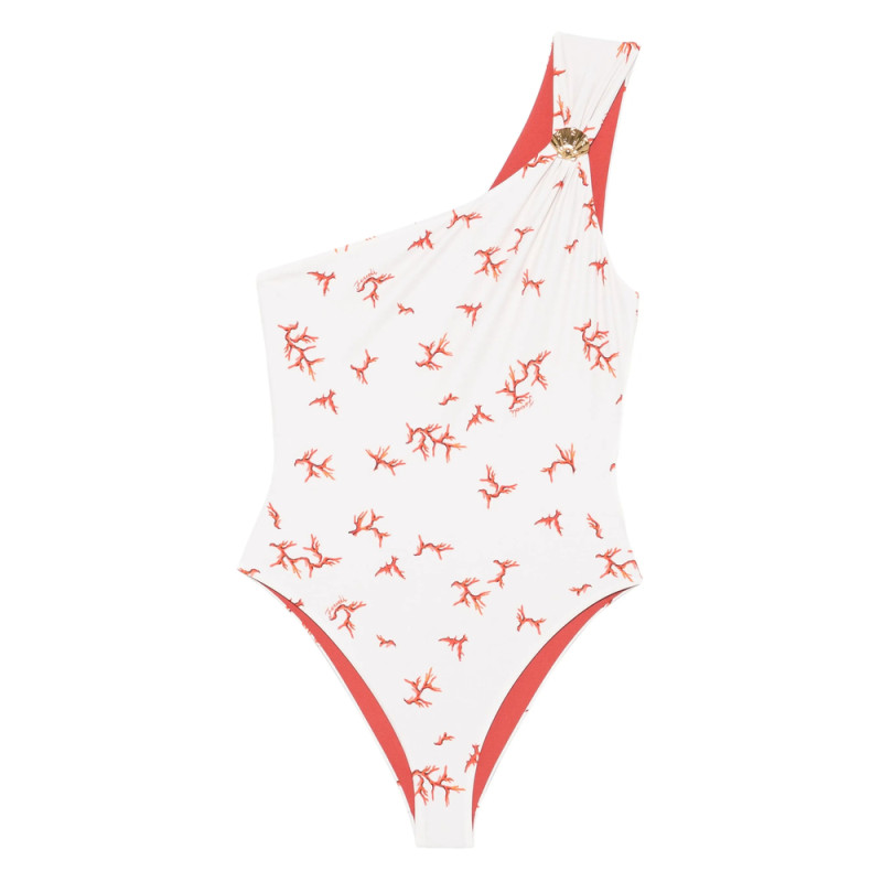 Fendi One-shoulder Swimsuit