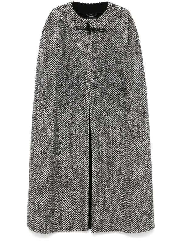 crystal-embellished cape