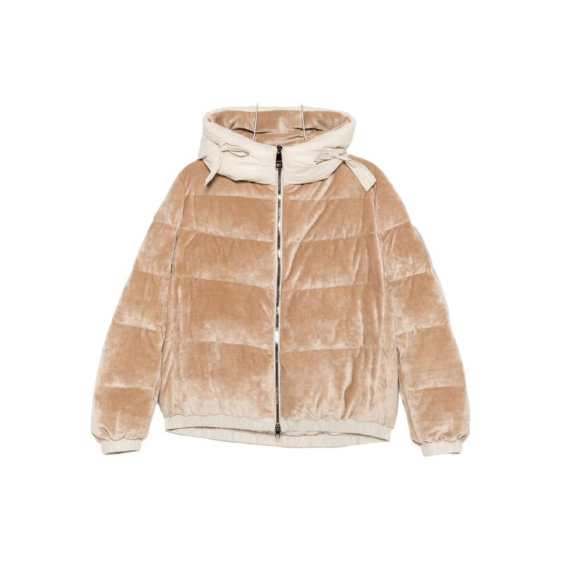 Martylo Velvet Puffer Jacket