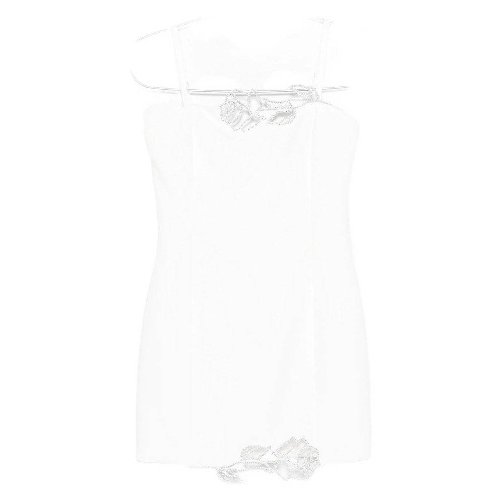 Blumarine Cady Rose-embellished Dress
