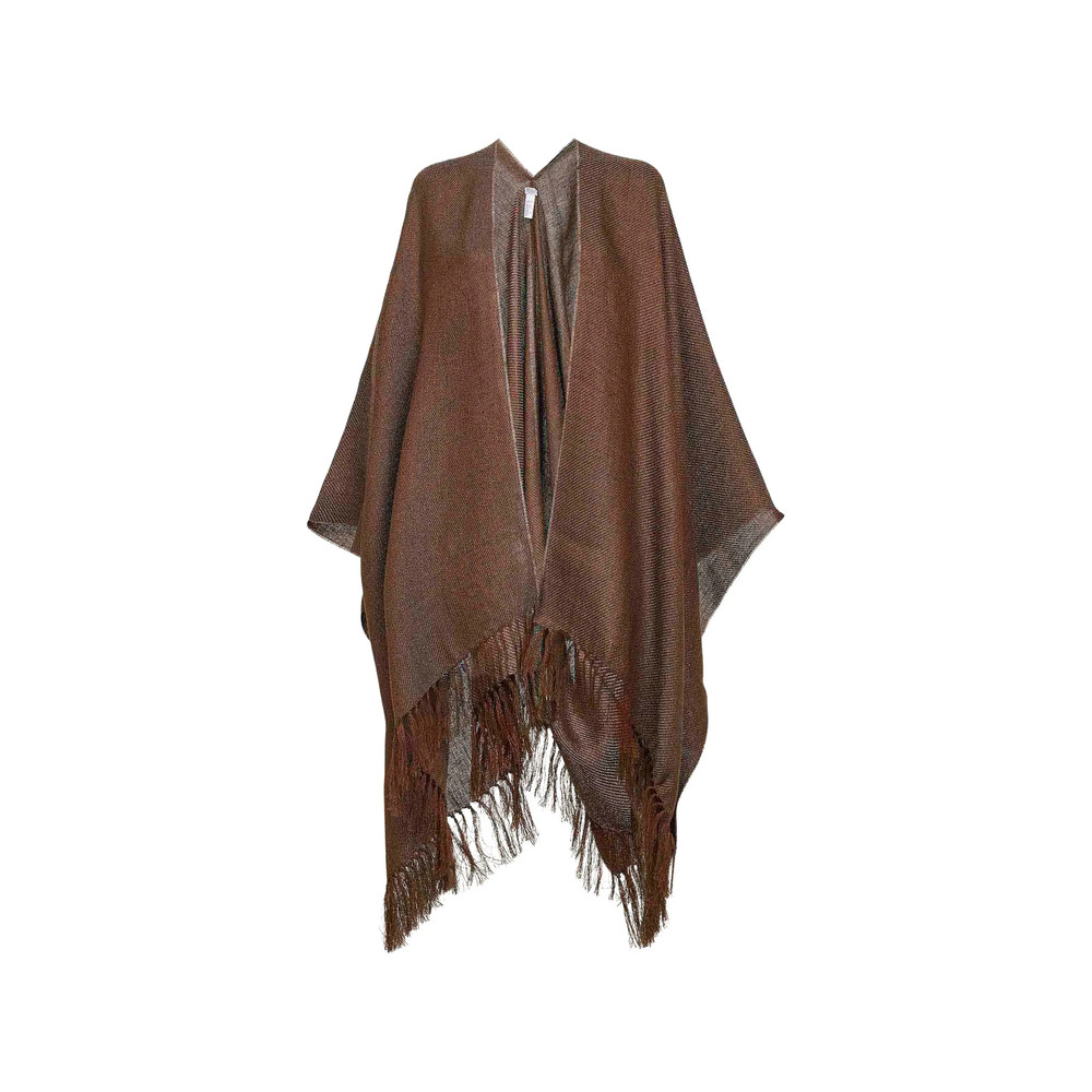 Brunello Cucinelli Fringed-hem Poncho