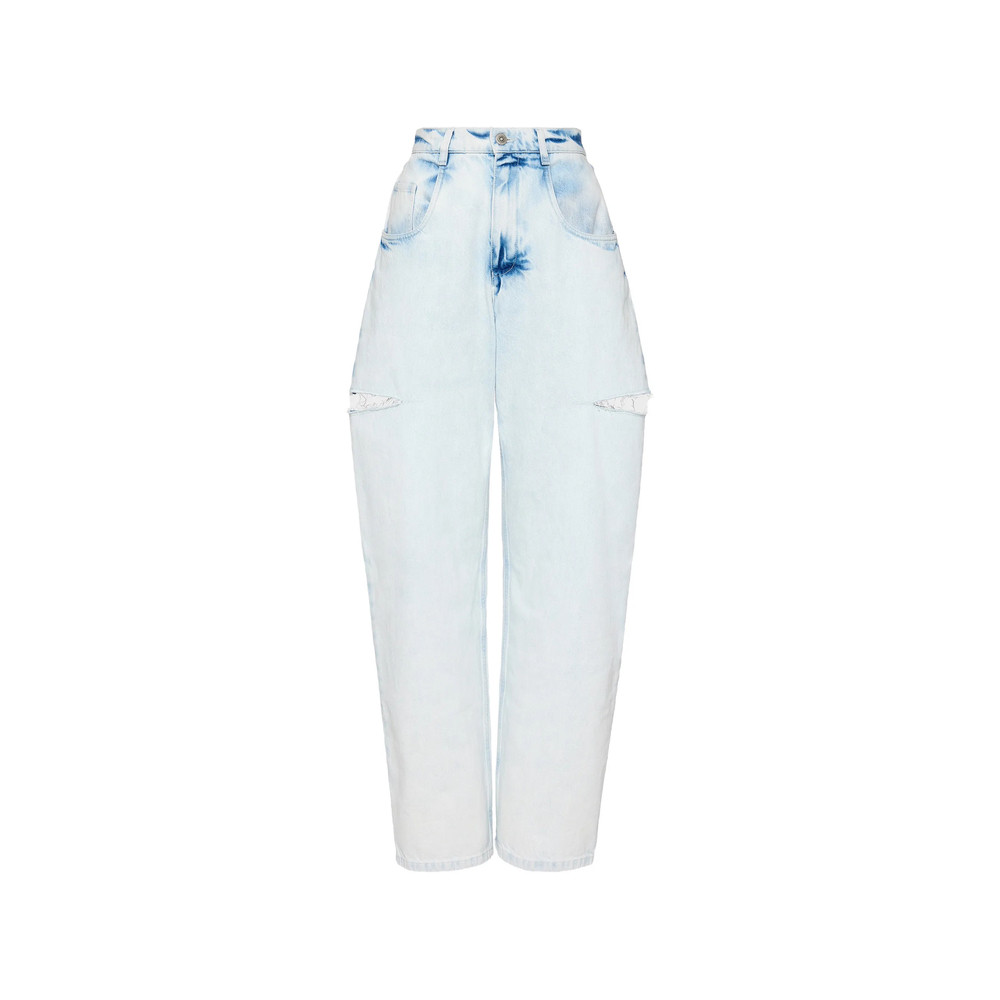 Maison Margiela Slashed Barrel-leg Jeans