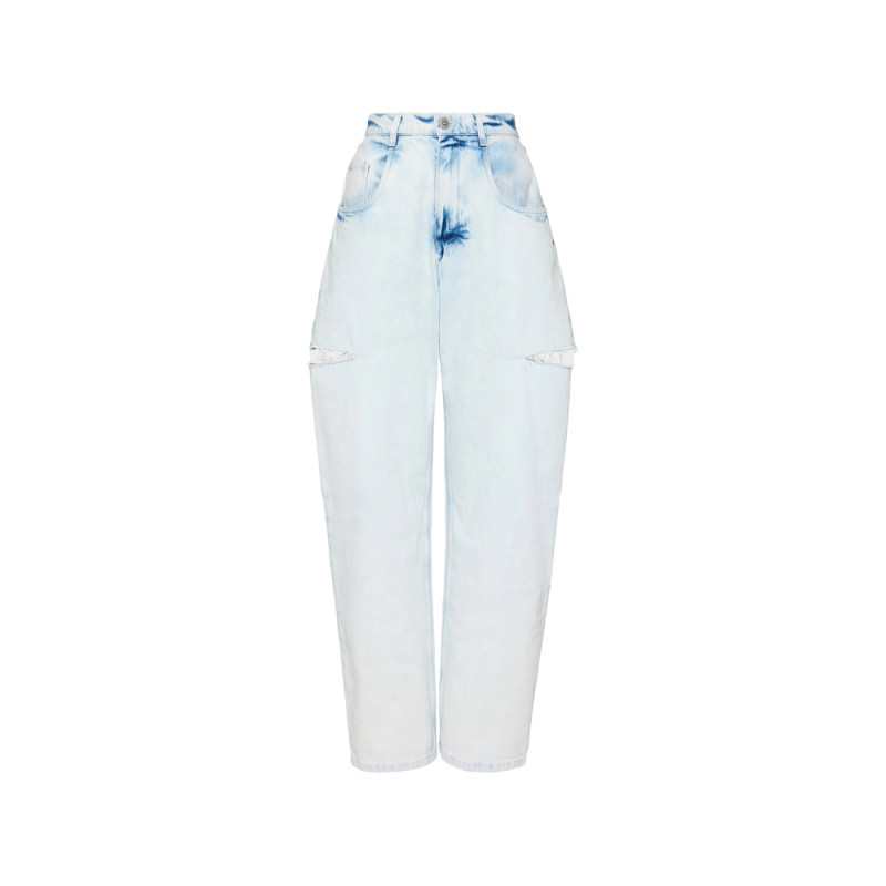 Maison Margiela Slashed Barrel-leg Jeans