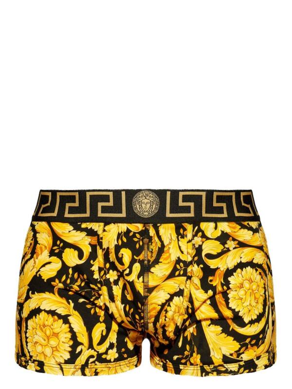 Barocco print Greca-border boxers