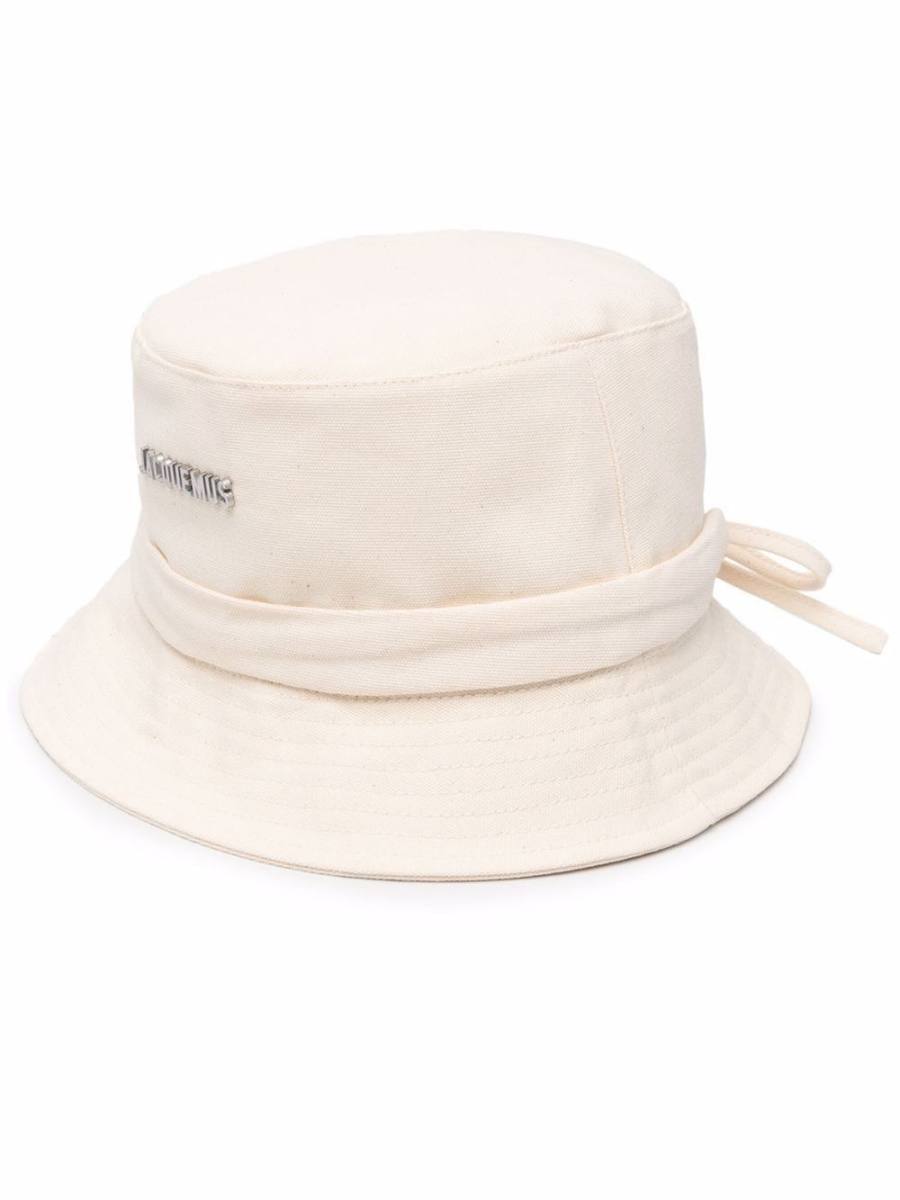 logo-plaque bucket hat