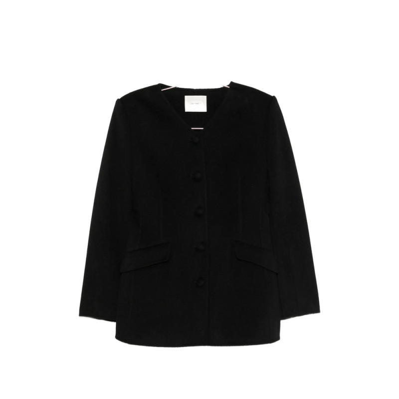 Lisa Yang V-neck Single-breasted Coat