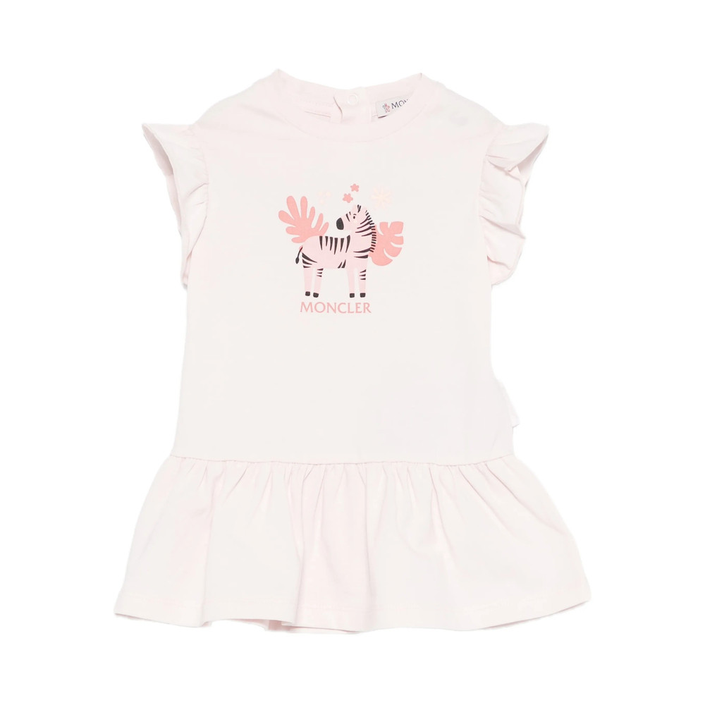 Moncler Ruffled Graphic Dress