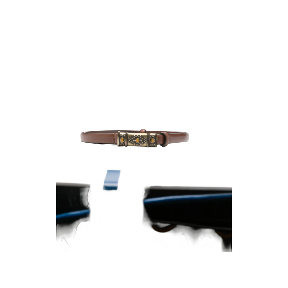 Ba & sh Leather Rectangle-buckle Belt