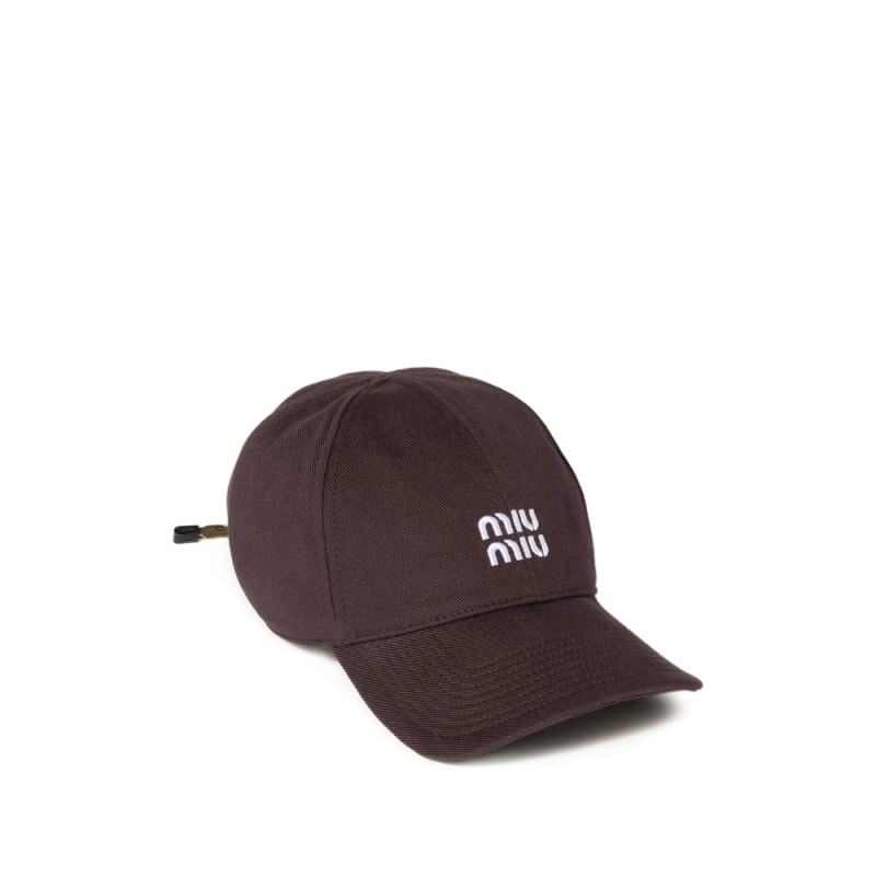 Miu Miu Logo-embroidered Cap