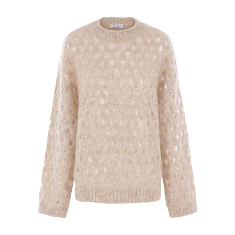 Brunello Cucinelli Sequin-embellished Knitted Jumper