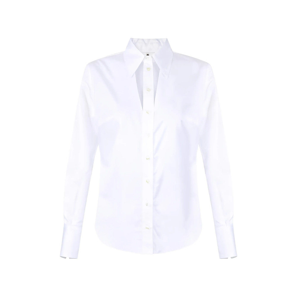Elisabetta Franchi Cut-out Embroidered Shirt