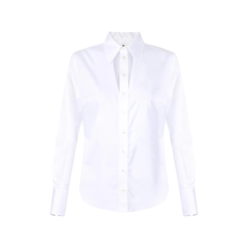 Elisabetta Franchi Cut-out Embroidered Shirt