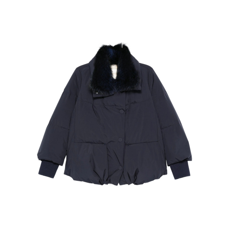 Martylo Fur-trimmed Quilted Jacket