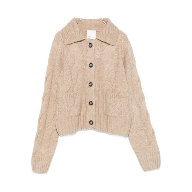 Allude Cable-knit Cardigan