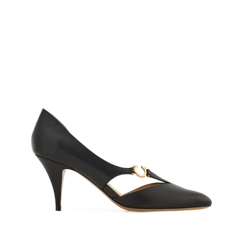 Ferragamo 70mm Gancini Pumps