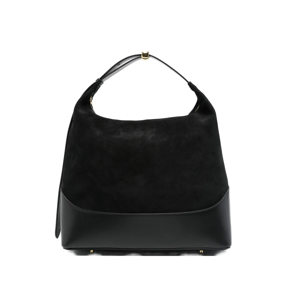 Elleme Large Loop Suede Leather Shoulder Bag