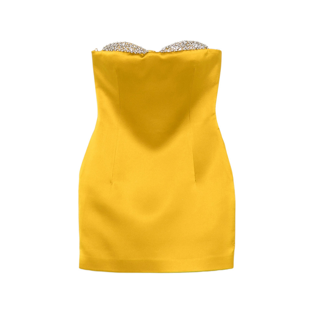 New Arrivals Noelie Crystal-embellished Strapless Dress