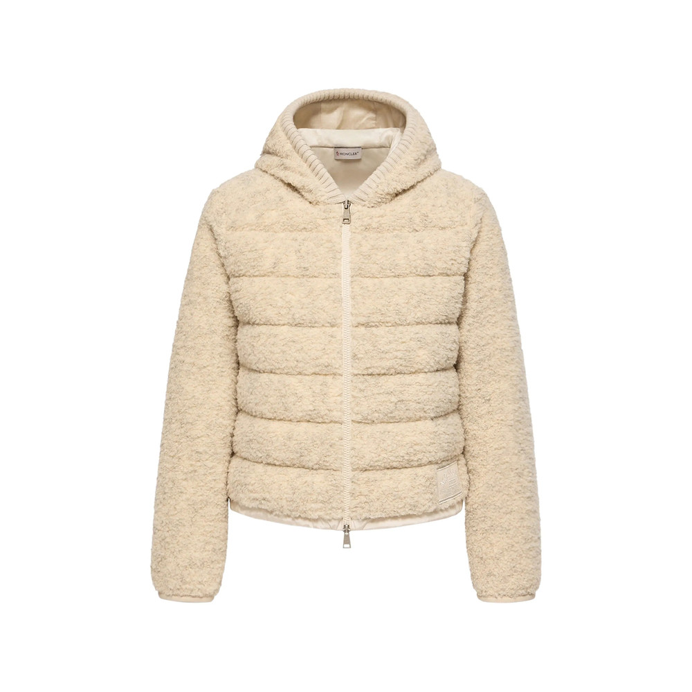 Moncler Teddy Padded Zip-up Hoodie