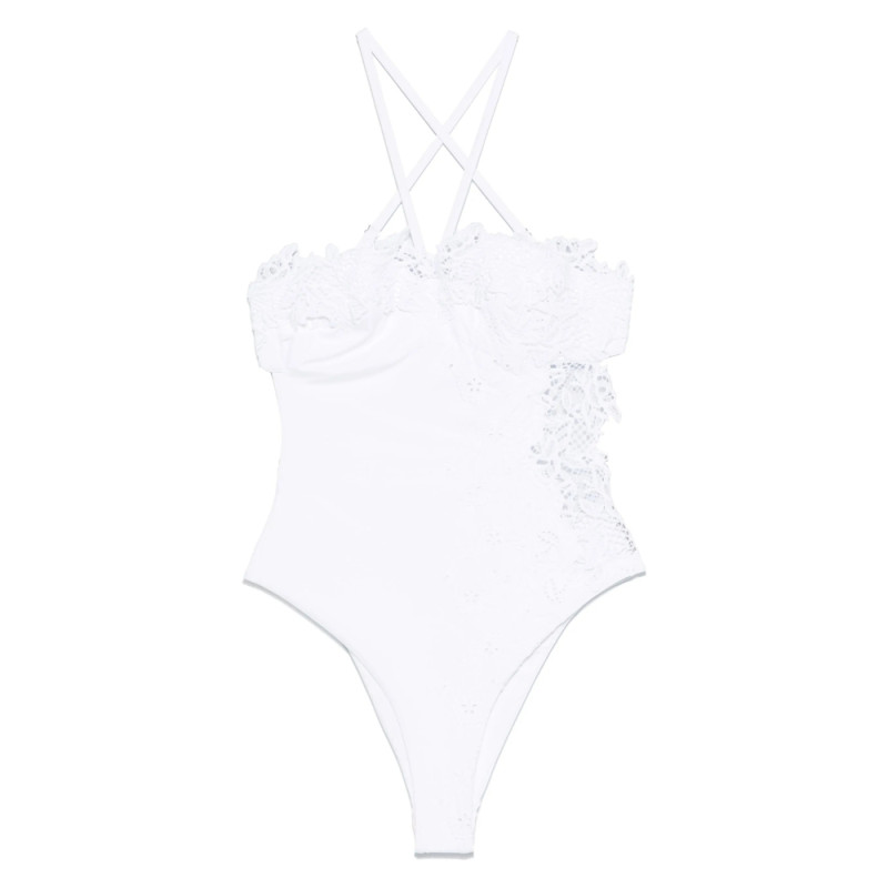 Ermanno Scervino Lace-panelling Swimsuit