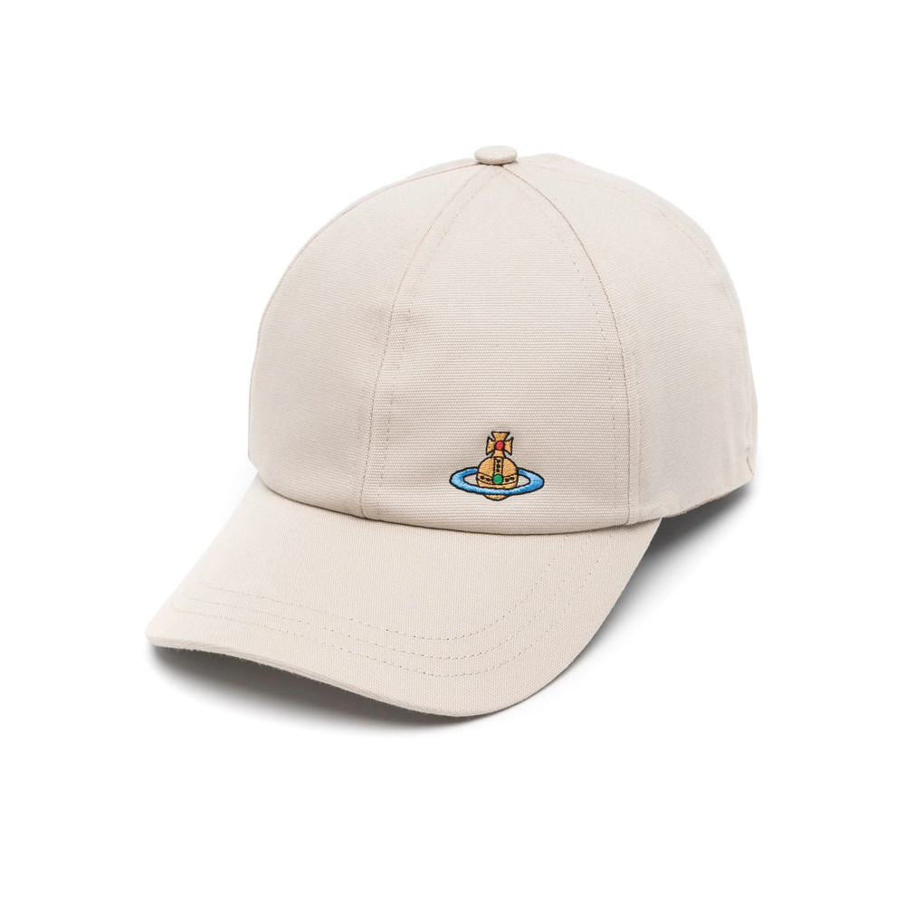 Vivienne Westwood Cotton Orb-embroidery Baseball Cap
