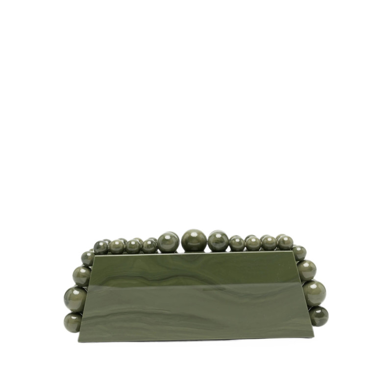 Cult Gaia Eos Lungo Marbled Clutch Bag