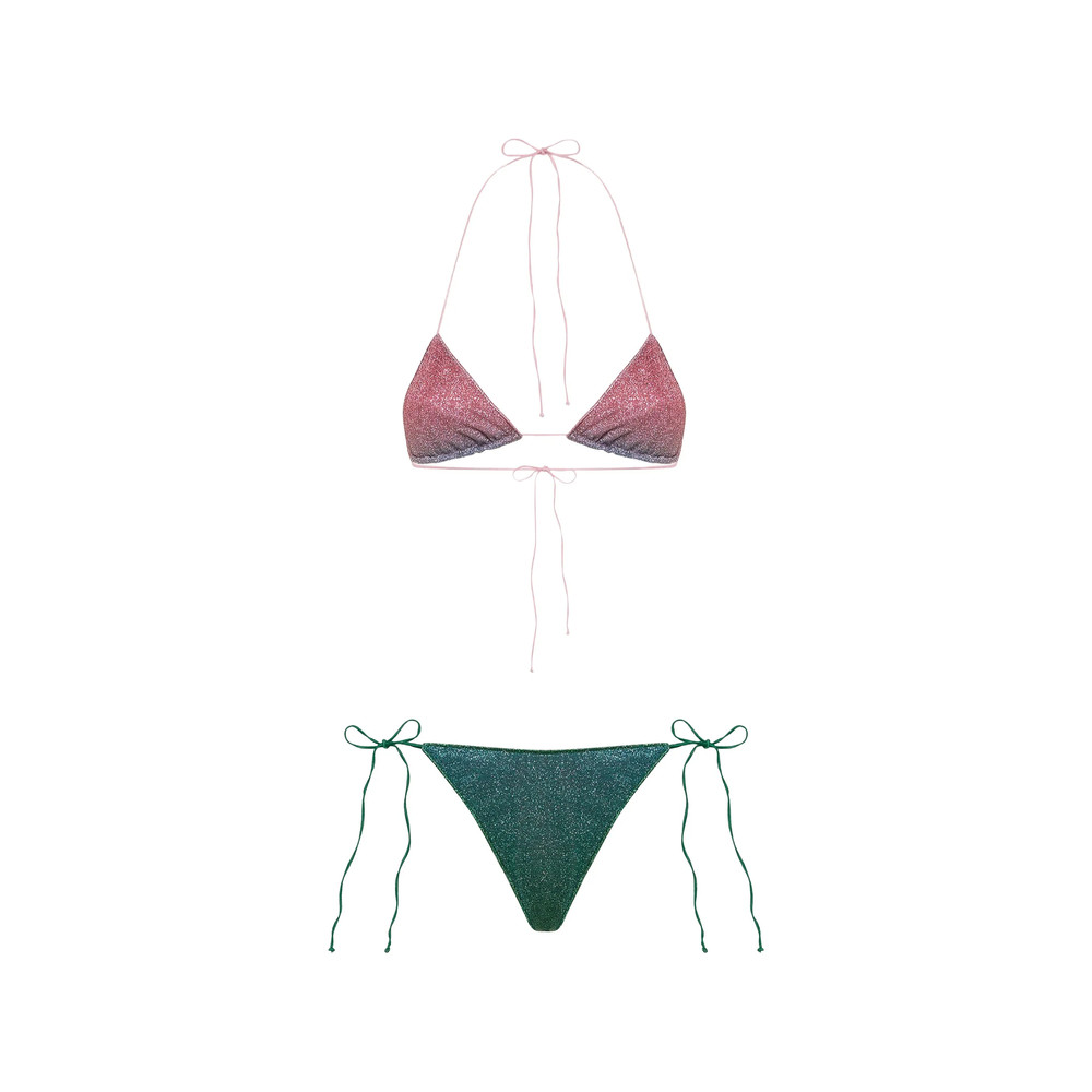 Oséree Lumiere Glitter-effect Bikini