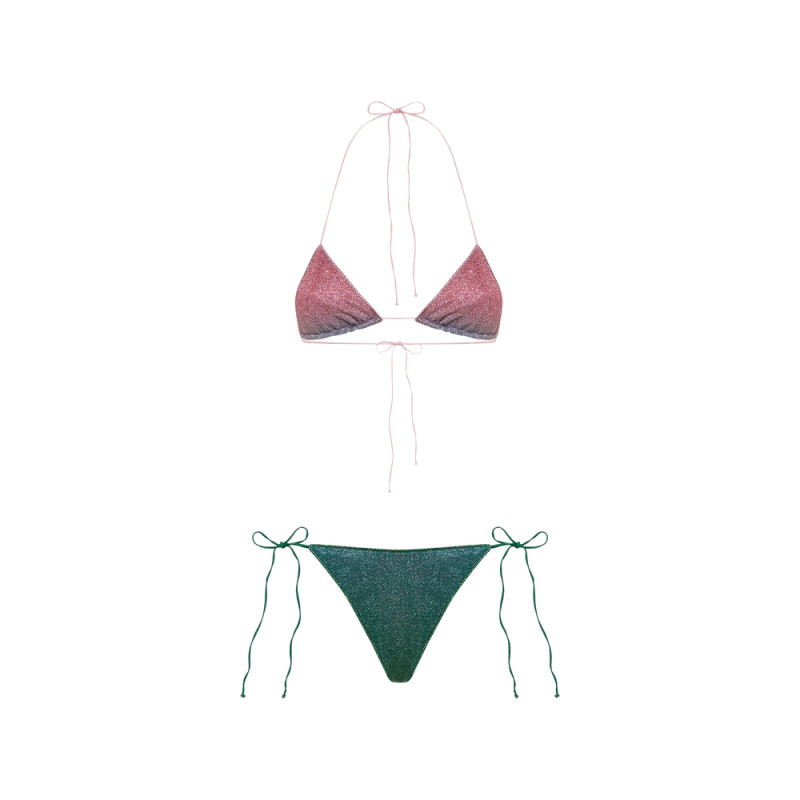 Oséree Lumiere Glitter-effect Bikini