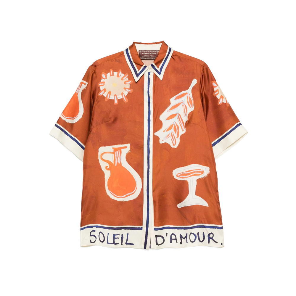 Alemais Soleil D´Amour Graphic-print Shirt
