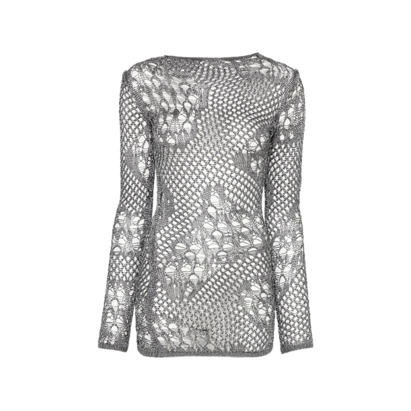 Dondup Open-knit Long-sleeve Mini Dress